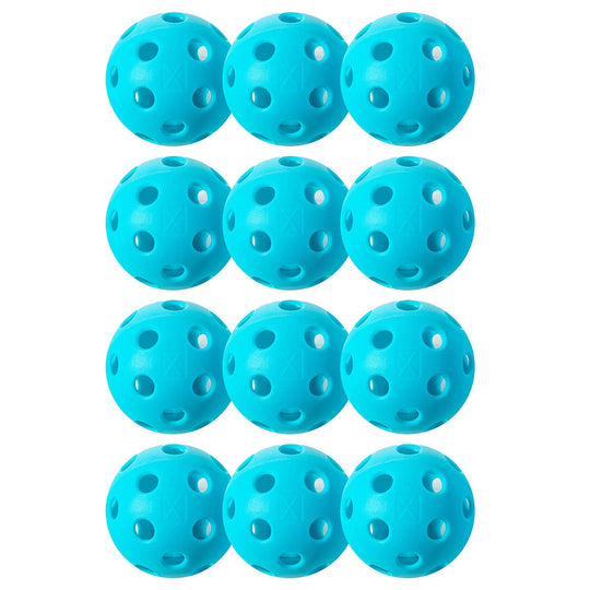Franklin X-26 Blue Indoor Pickleballs - 12 Pack