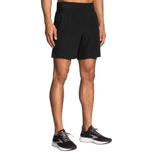 Brooks Sherpa 2-in-1 7in Mens Running Shorts - Black/XXL