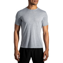Load image into Gallery viewer, Brooks Distance Short Sleeve Mens Running Shirt - Heather Ash/XXL
 - 2