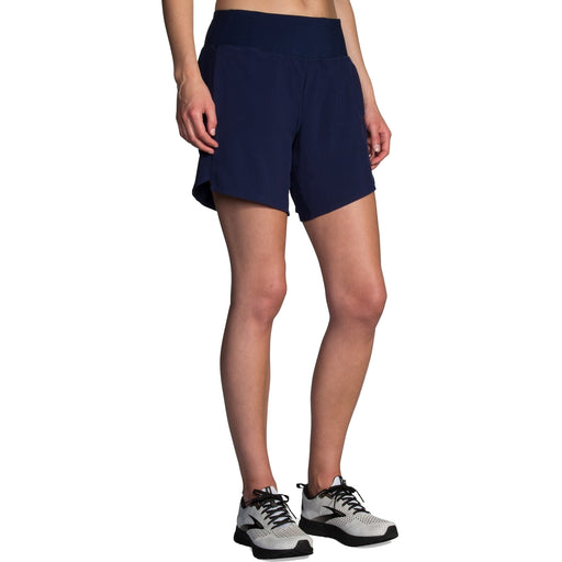 Brooks Chaser 7in Womens Running Shorts - Navy/XXL