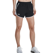Load image into Gallery viewer, Under Armour Fly-By 2.0 Black Womens Shorts - BLACK 002/L
 - 1