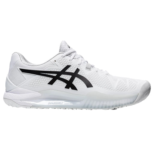 Asics GEL Resolution 8 Mens Tennis Shoes - 13.0/WHITE/BLACK 101/D Medium