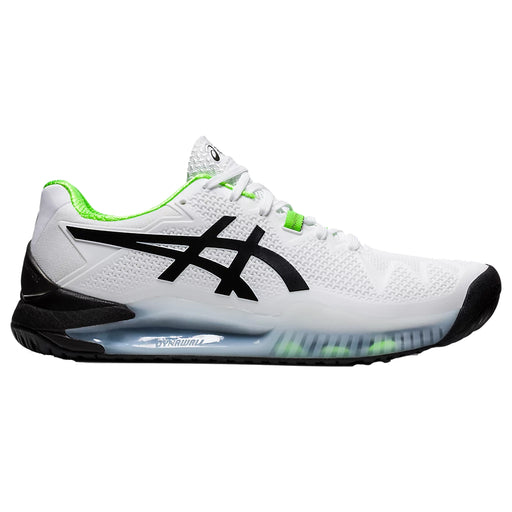 Asics GEL Resolution 8 Mens Tennis Shoes - 13.0/WHITE/GECKO 105/D Medium