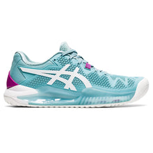 Load image into Gallery viewer, Asics Gel-Resolution 8 Womens Tennis Shoes - 10.0/SMK.BLUE/WHT403/B Medium
 - 11