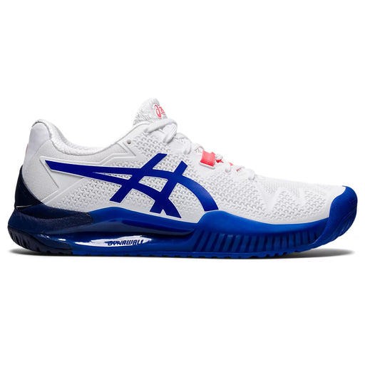 Asics Gel-Resolution 8 Womens Tennis Shoes - 12.0/WHT/LAPIS BL107/D Wide