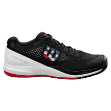 Load image into Gallery viewer, Wilson Rush Pro 3.0 Mens Indoor Court Shoes - Blk/Wht/Red/14.0
 - 1