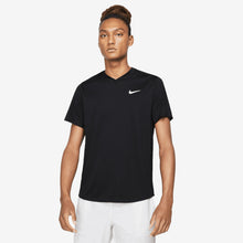Load image into Gallery viewer, NikeCourt Dri-FIT Victory Mens Tennis Shirt - BLK/BLK/WHT 010/XXL
 - 1
