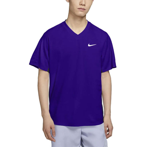 NikeCourt Dri-FIT Victory Mens Tennis Shirt - CONCORD 471/XXL
