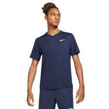Load image into Gallery viewer, NikeCourt Dri-FIT Victory Mens Tennis Shirt - OBSIDIAN 451/XXL
 - 6