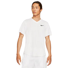 Load image into Gallery viewer, NikeCourt Dri-FIT Victory Mens Tennis Shirt - WHT/WHT/BLK 100/XXL
 - 10