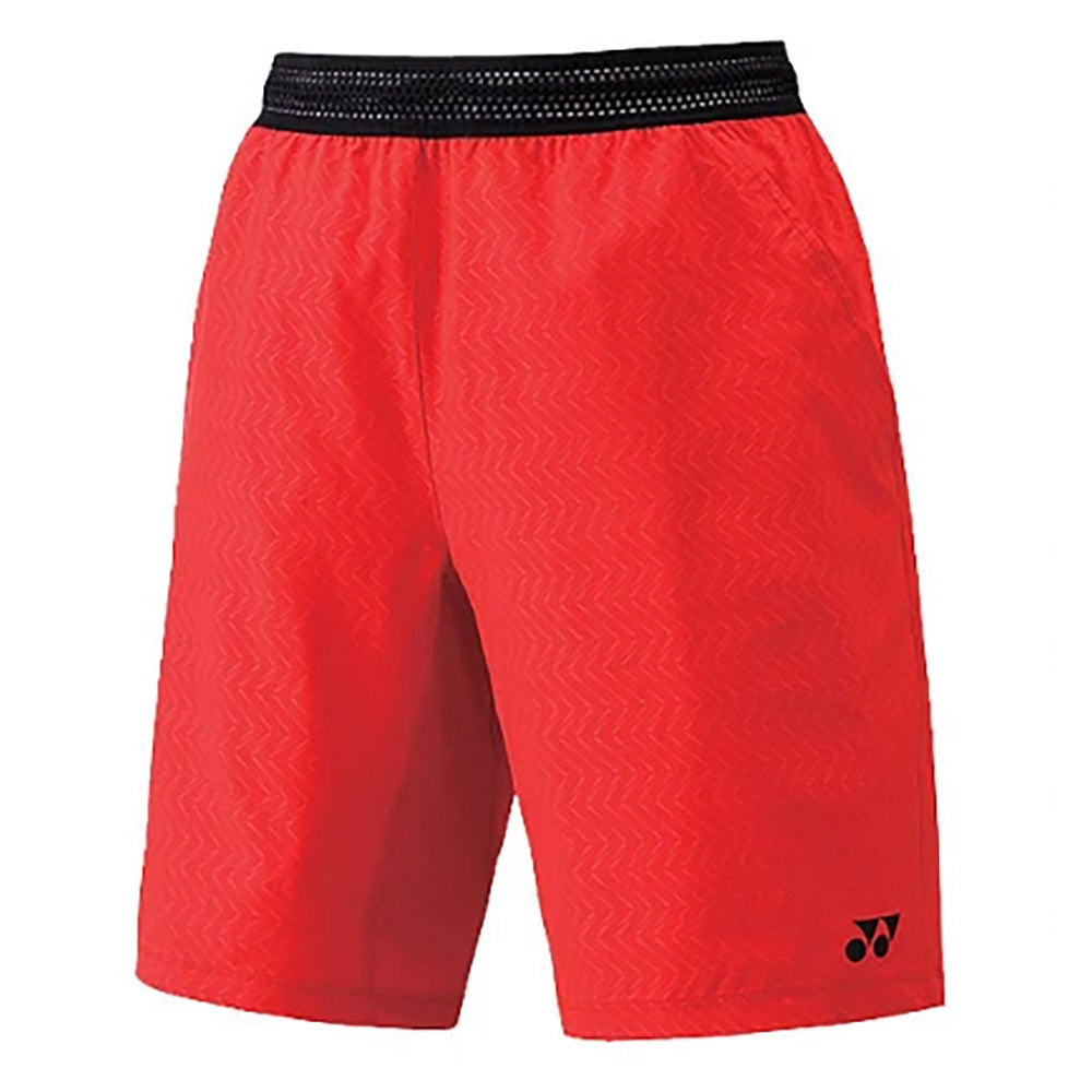 Yonex London 9in Mens Tennis Shorts - Fire Red/XXL