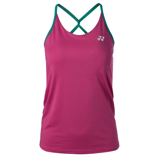 Yonex Slam Womens Tennis Tank Top - Dark Pink/XL