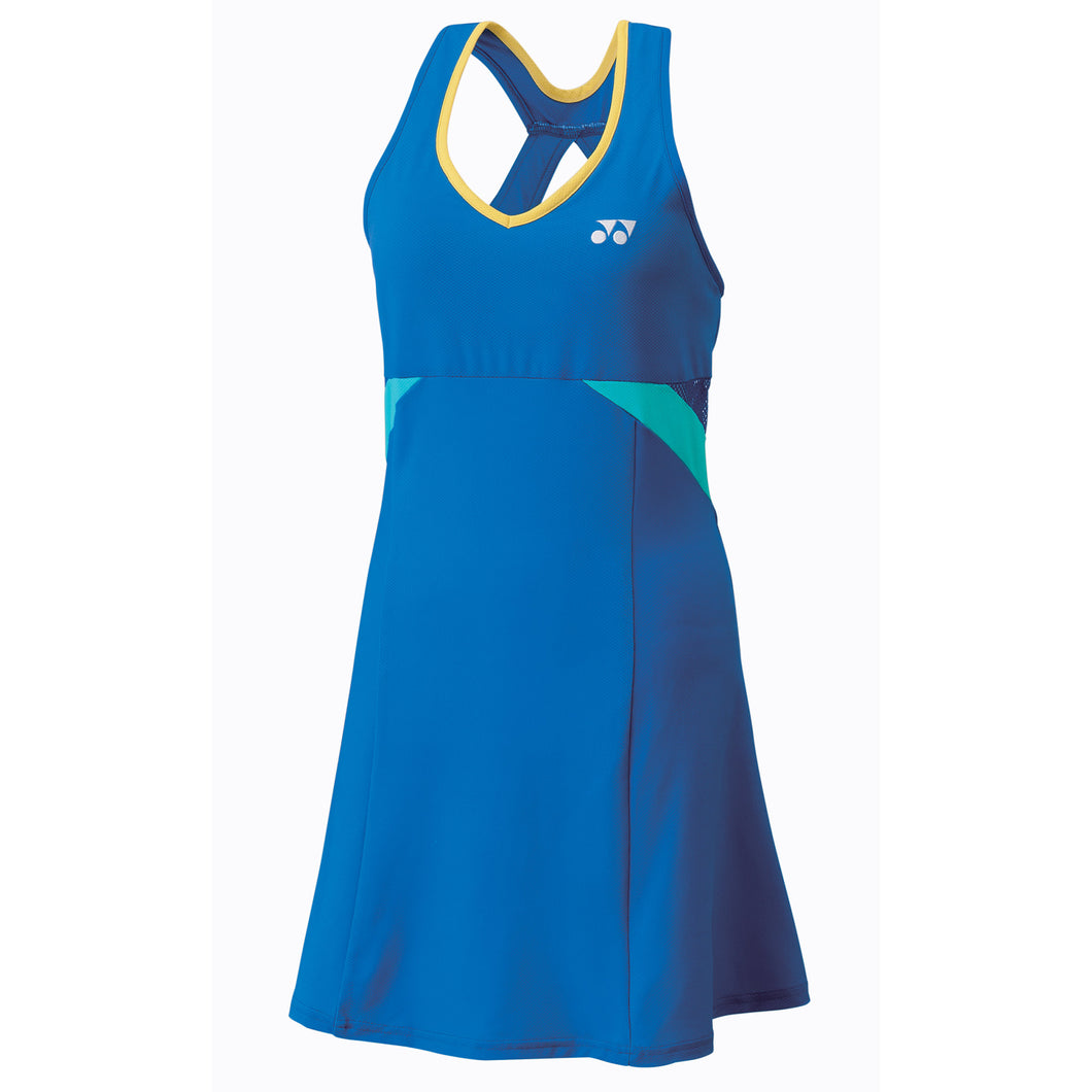 Yonex Paris Tournament Womens Tennis Dress - Deep Blue/XL