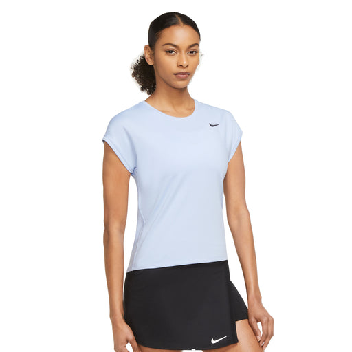 NikeCourt Dri-FIT Victory Womens Tennis Shirt - ALUMINUM 468/XL