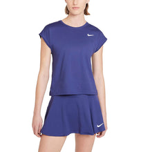 Load image into Gallery viewer, NikeCourt Dri-FIT Victory Womens Tennis Shirt - DK PUR DUST 510/XL
 - 3