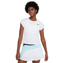 Load image into Gallery viewer, NikeCourt Dri-FIT Victory Womens Tennis Shirt - WHITE 100/XL
 - 8