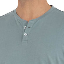 Load image into Gallery viewer, Free Fly Heritage Sabal Green Mens SS Henley
 - 3