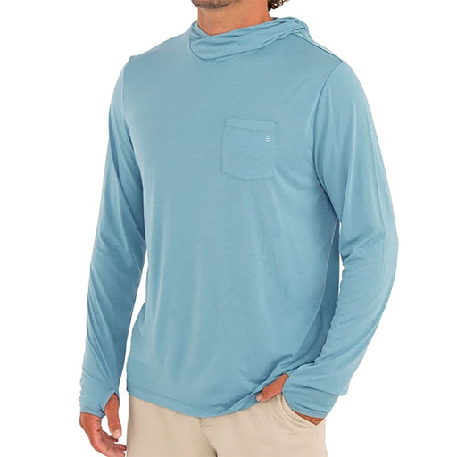 Free Fly Bamboo Lightweight Mens Hoodie - Clearwater/XXL