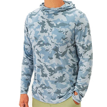 Load image into Gallery viewer, Free Fly Bamboo Lightweight Mens Hoodie - Water Camo/XXL
 - 11