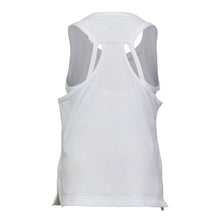 Load image into Gallery viewer, Sofibella Alignment Racerbk WH Girl Tennis Tank
 - 2