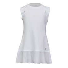 Load image into Gallery viewer, Sofibella Alignment White Girls Tennis Dress
 - 1