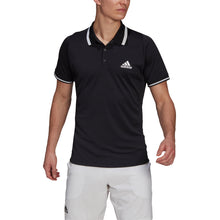 Load image into Gallery viewer, Adidas FreeLift Black Mens Tennis Polo
 - 1