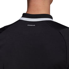 Load image into Gallery viewer, Adidas FreeLift Black Mens Tennis Polo
 - 2