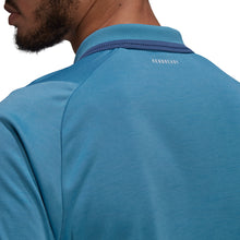 Load image into Gallery viewer, Adidas Freelift Hazy Blue Mens Tennis Polo
 - 3
