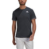 Adidas Freelift Dark Heather Grey Mens Tennis Shirt