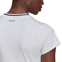 Load image into Gallery viewer, Adidas Freelift Match White Womens Tennis Shirt
 - 3