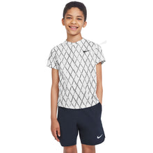 Load image into Gallery viewer, NikeCourt Dri-FIT Victory Boys SS Tennis Shirt - WHITE 100/XL
 - 1