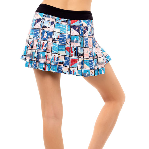 Lucky in Love Postr Grl Pltd Turq Wmn Tennis Skirt