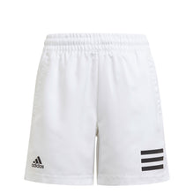 Load image into Gallery viewer, Adidas Club 3 Stripe White Boys Tennis Shorts
 - 1