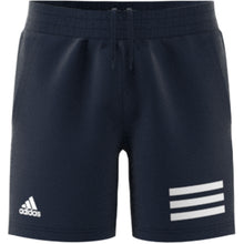 Load image into Gallery viewer, Adidas Club 3 Stripe Legend Ink Boys Tennis Shorts - Legend Ink/Wht/XL
 - 1