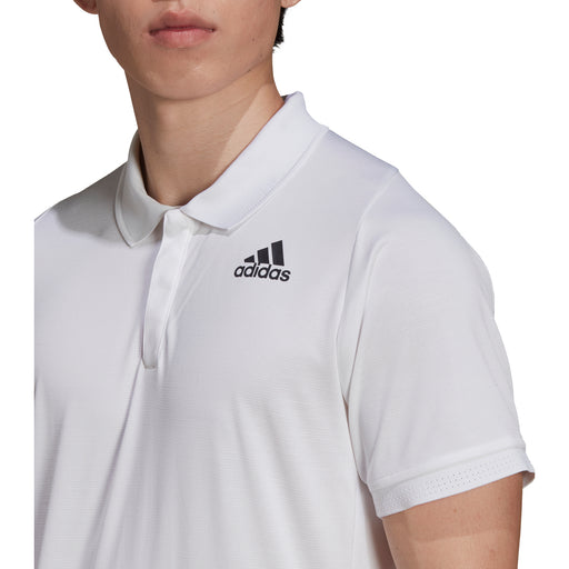 Adidas FreeLift White Mens Tennis Polo