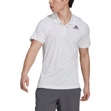 Load image into Gallery viewer, Adidas FreeLift White Mens Tennis Polo
 - 1