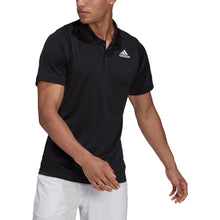 Load image into Gallery viewer, Adidas FreeLift Black-White Mens Tennis Polo
 - 1