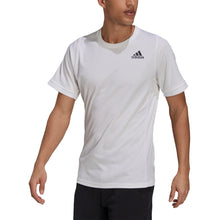 Load image into Gallery viewer, Adidas FreeLift White-Black Mens Tennis Shirt - White/Black/XXL
 - 1