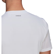Load image into Gallery viewer, Adidas Club 3 Stripe White-Black Mens Tennis Shirt
 - 2