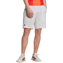 Load image into Gallery viewer, Adidas Ergo White-Black 9in Mens Tennis Shorts
 - 1