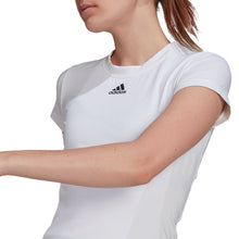 Load image into Gallery viewer, Adidas AEROREADY Match White Womens Tennis Shirt
 - 3