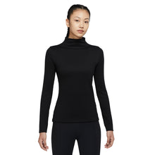 Load image into Gallery viewer, Nike Yoga Luxe Dri-FIT Womens Training Shirt - BLACK 010/L
 - 1