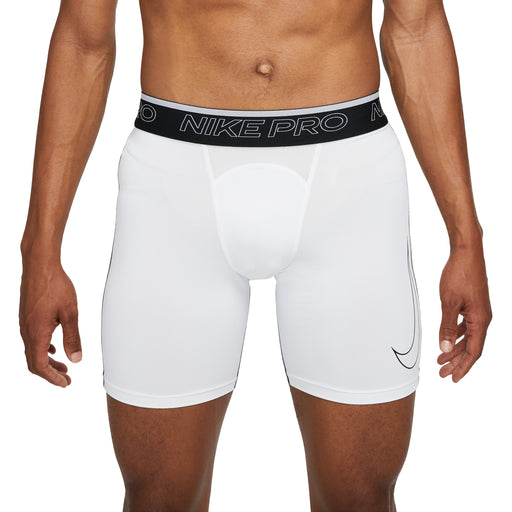 Nike Pro Dri-FIT Mens Compression Shorts - WHITE 100/XL