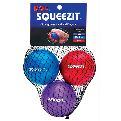 Unique DOC Squeezit Resistance Balls 3 Pack - Multi
