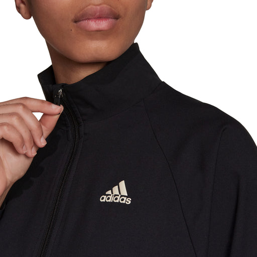 Adidas Woven Black Womens Tennis Jacket