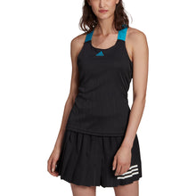 Load image into Gallery viewer, Adidas Prime Y-Tank Black Womens Tennis Tank Top
 - 1