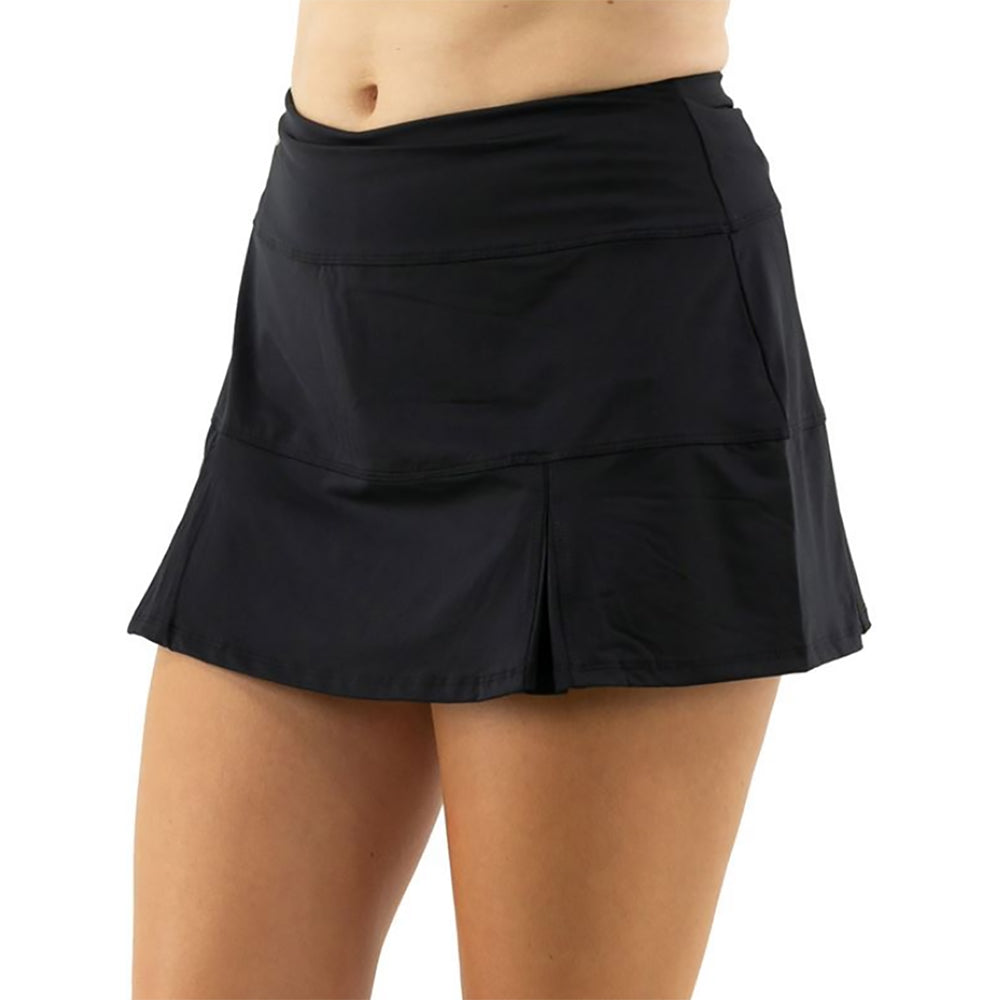 Cross Court Essentials Pleated Womens Tennis Skirt - BLACK 1000/XL