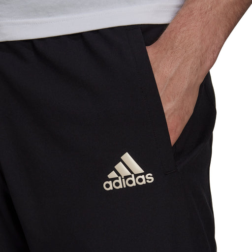 Adidas Stretch Woven PrimeBlu Blk Mns Tennis Pants