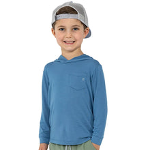 Load image into Gallery viewer, Free Fly Bamboo Shade Toddler Hoodie - ATLANTC BLU 110/6T
 - 1