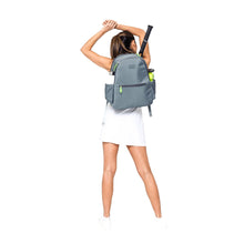 Load image into Gallery viewer, Ame &amp; Lulu Courtside Charc Lime Tennis Backpack
 - 3